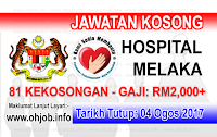 Jawatan Kerja Kosong Hospital Melaka logo www.ohjob.info ogos 2017