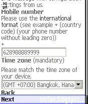 Mobile number snyc
