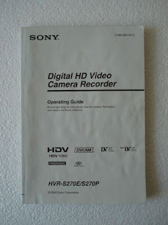 Sony HVR-S270e camcorder