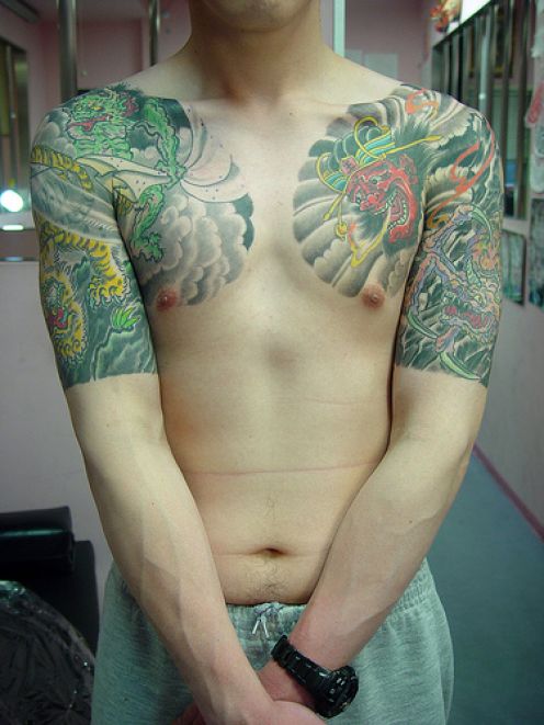 Dragon Tattoos Half Sleeve. Half Sleeves Tattoos. sleeve