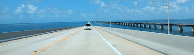 La carretera US1 Overseas Highway de Los Cayos.