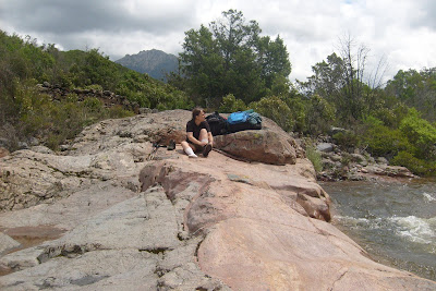 pause près du Fango