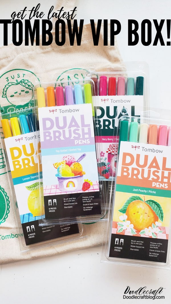 TOMBOW DUAL BRUSH PEN ART MARKERS - JUST PEACHY (Set of 6) – Live