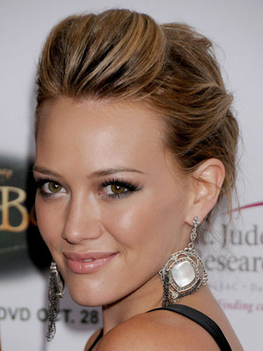 hilary duff wedding hair. Lovely Heart Day Locks