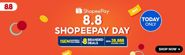 ShopeePay Day on 1 August On Shopee 8.8 Brands Festival