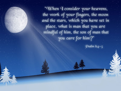 Psalm 8:4-5 Free Christian Wallpaper