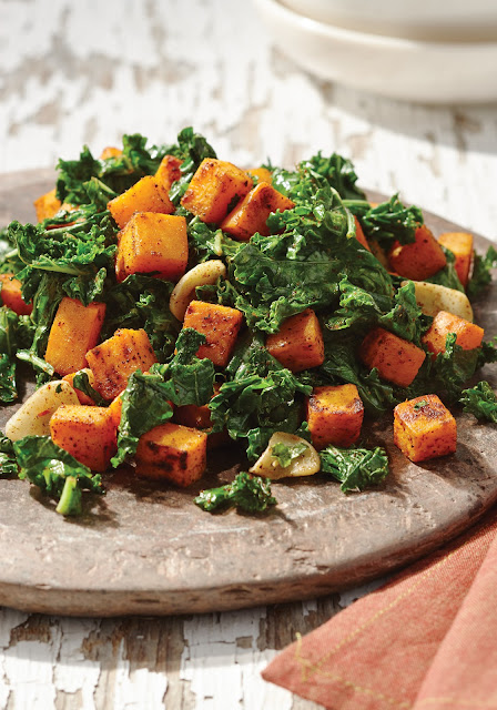 Kale and Sweet Potato Saute