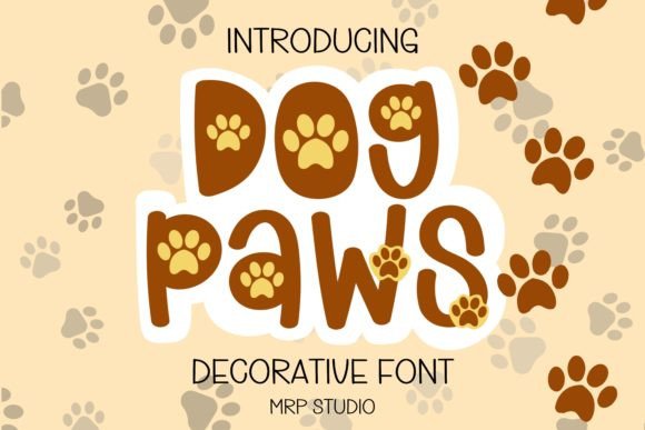 Download Dog Paws Font