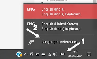 Click eng and click language preferences