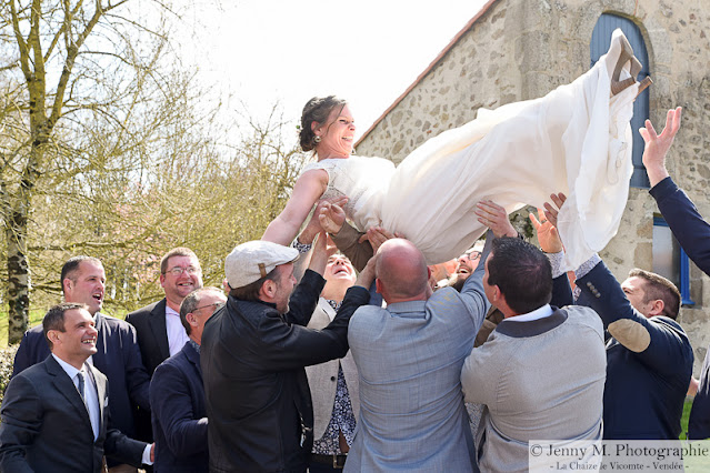 quand la mariée se fait envoyer en l'air