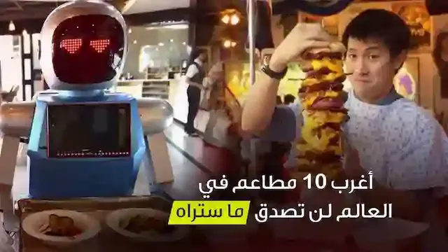 اغرب 10 مطاعم حول العالم