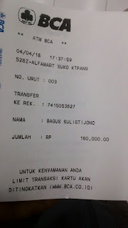 TARIF TIKET TRAVEL