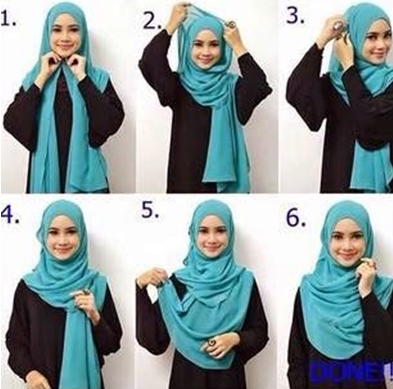 10 Cara Memakai HIjab Segi Empat dan Pashmina Terbaru  TUTORIAL STYLE HIJAB