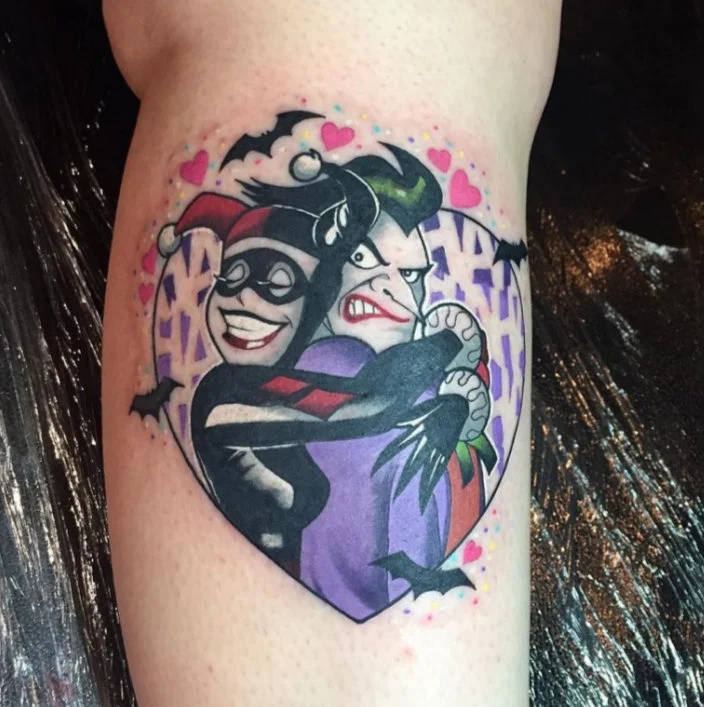 vemos tatuajes de harley quinn