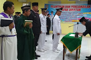 HM Syarif Hidayat Kembali Lantik 76 Pejabat di Lingkungan Pemkab Muratara