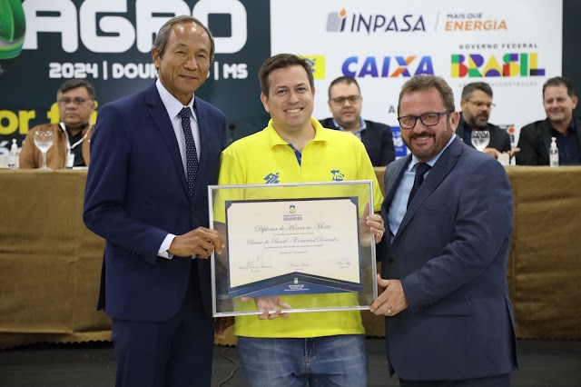 Vereador Elias Ishy presta homenagem ao Banco do Brasil de Dourados