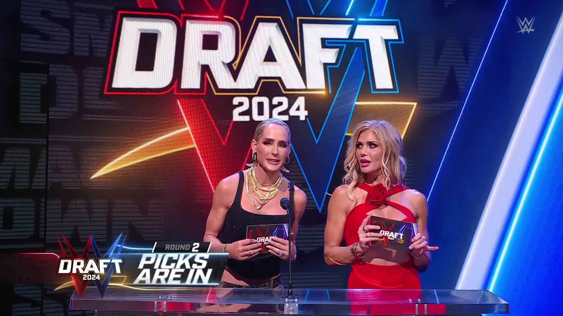 Torrie Wilson & Michelle McCool Take Center Stage at Draft