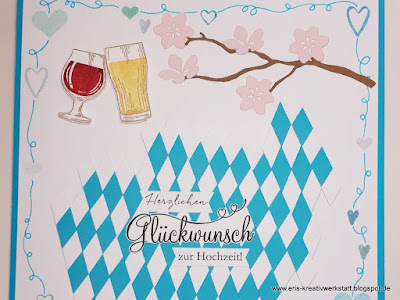 Bayerisch-fränkische Hochzeitskarte in XXL - Ockstadt meets Franken Stampin' Up! www.eris-kreativwerkstatt.blogspot.de