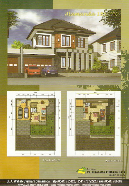 model rumah modern rumah type 185/240