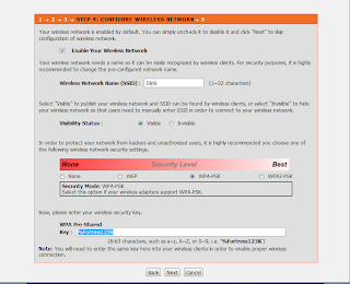 configure Setting Modem D Link 2640 B