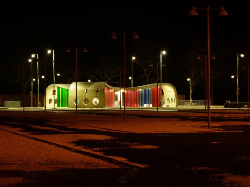 Busstop Park Ride Citybus by Lysbeth de Groot-de Vries