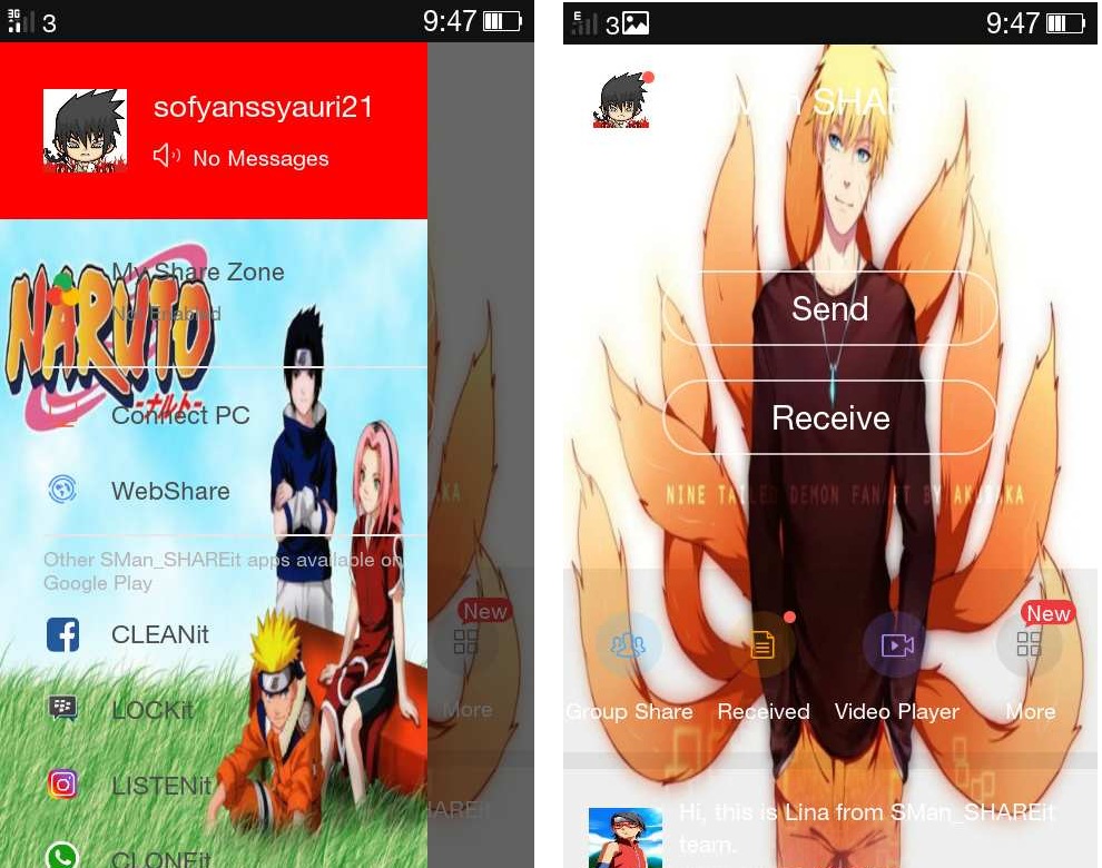 SHAREit MOD APK (Naruto Bijuu) ~ Ganti Background Sendiri ...