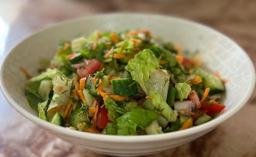 healthy green salad recipe