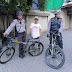 Polisi Naik Sepeda Sapa Pemudik di Rest Area KM 13,5 Tangerang - Merak, Ini Pesannya