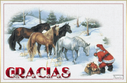 caballos con paisaje nevado feliz navidad caballos con paisaje nevado feliz navidad