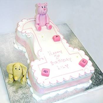  Birthday Cake on 1st Birthday Cakes For Girls   Birthday Party Ideas