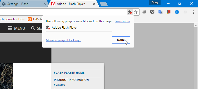 Cara Atur Penggunaan Flash di Google Chrome  Love karawang