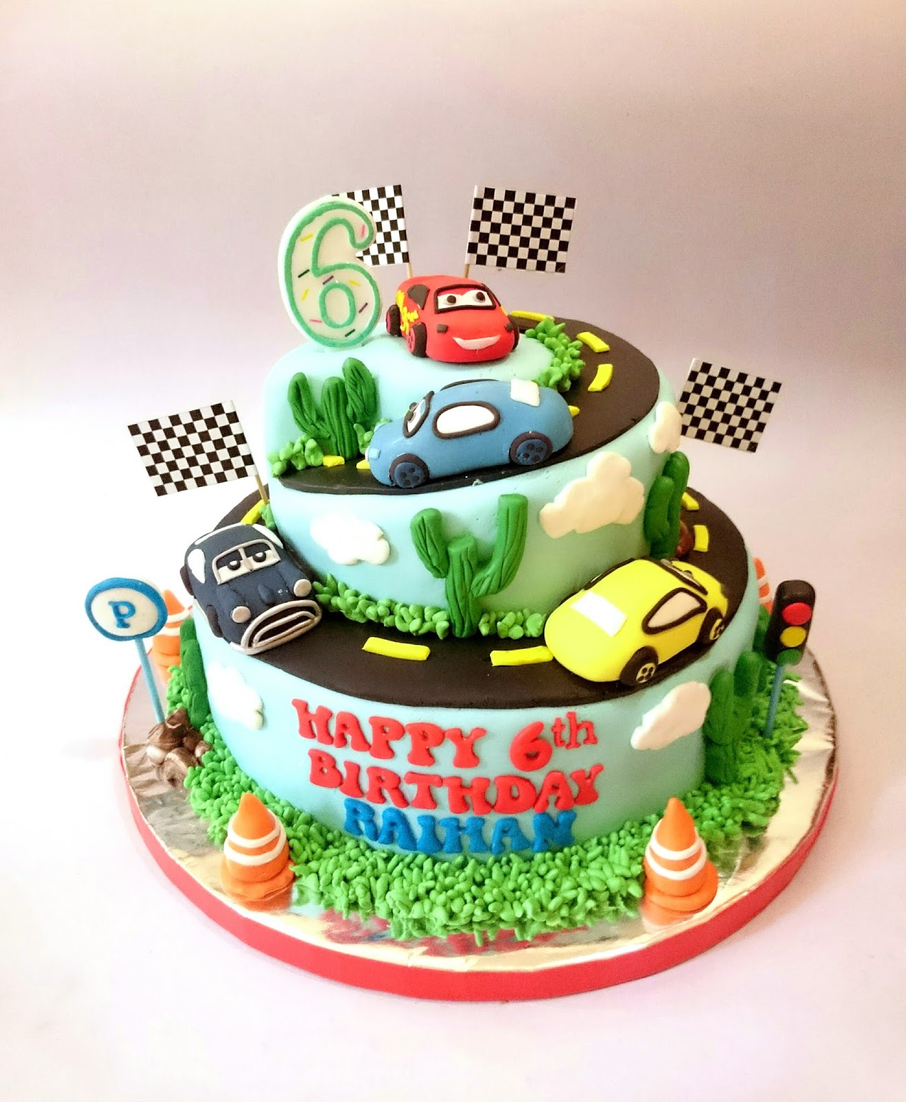 KUE ULANG TAHUN TEMA CARS UNTUK RAIHAN TOKO KUE ULANG TAHUN KUKI KUKI