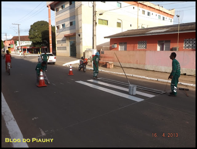 Tarauacá: parceria entre Detran e Prefeitura garante sinalização das vias