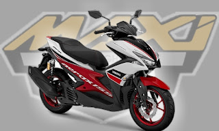 Tampilan Warna Yamaha Aerox 155 VVA Putih