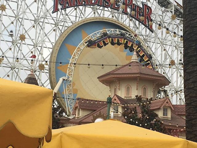 California Screamin Loop Paradise Pier Disney California Adventure Disneyland