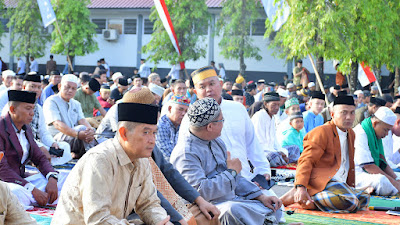 Lantamal VI Fasilitasi Sholat Idul Fitri 1444 H/2023 M 