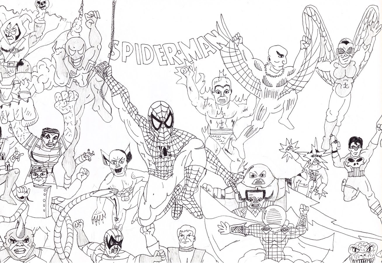 Zub Kid Drawing: Spider-Man and His Amazing Fiends | Zub Tales