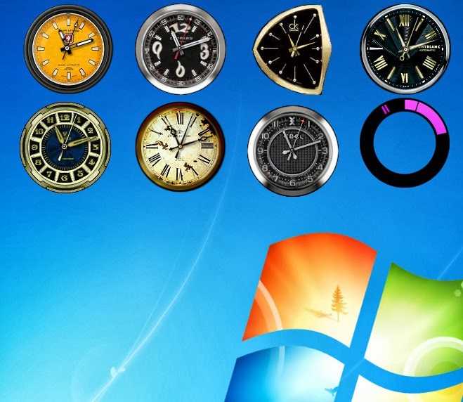 Gadged Clock Windows 7  Themansku.blogspot.com