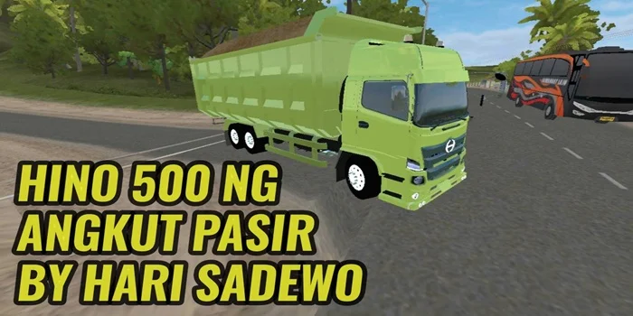 mod truck hino 500 ng angkut pasir hsd