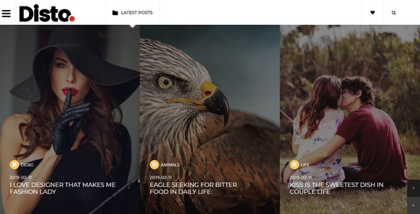 Disto Blogger Template