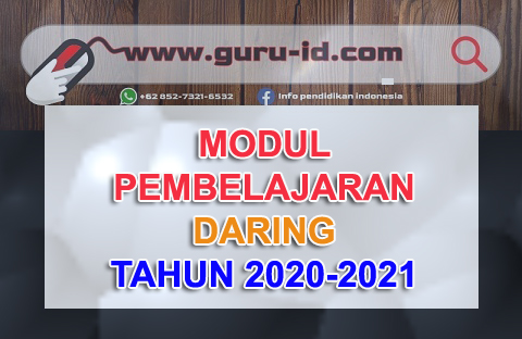 gambar modul pembelajaran daring SD