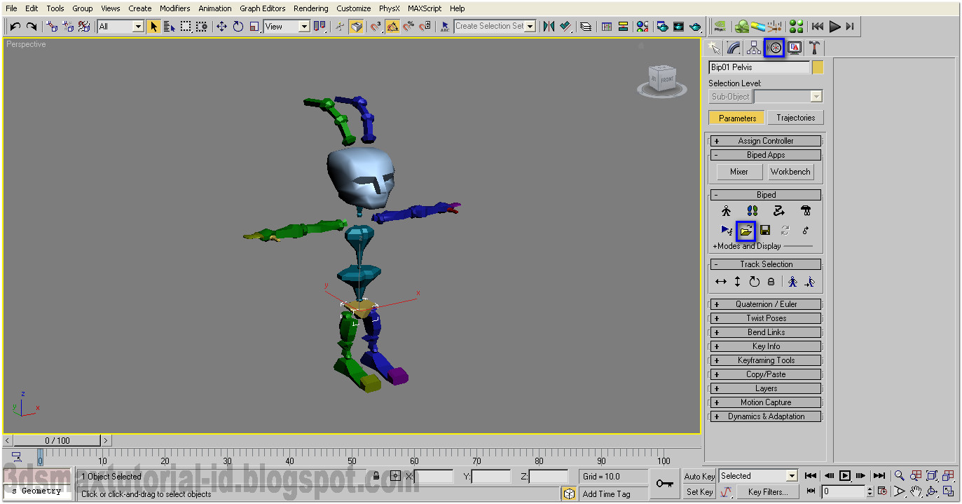 Membuat Gerakan Untuk Alien 3ds Max Animation Tutorial 3ds Max