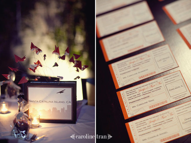 wedding trends travel themed wedding