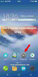 Cara Mode satu tangan layar kecil Vivo Y Cara Mode satu tangan layar kecil Vivo Y71