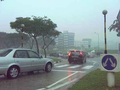 Yio Chu Kang Road Morning Rain