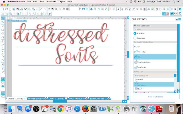 silhouette cameo, fonts, silhouette cameo tutorial, silhoeutte cameo