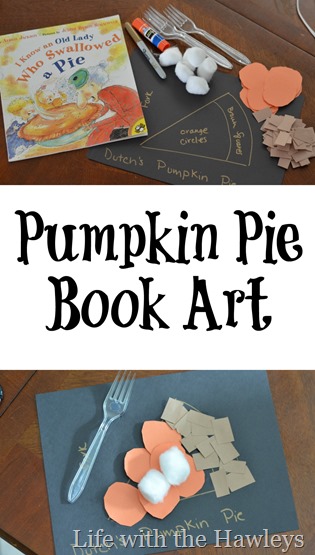 Pumpkin Pie Book Art- Life with the Hawleys