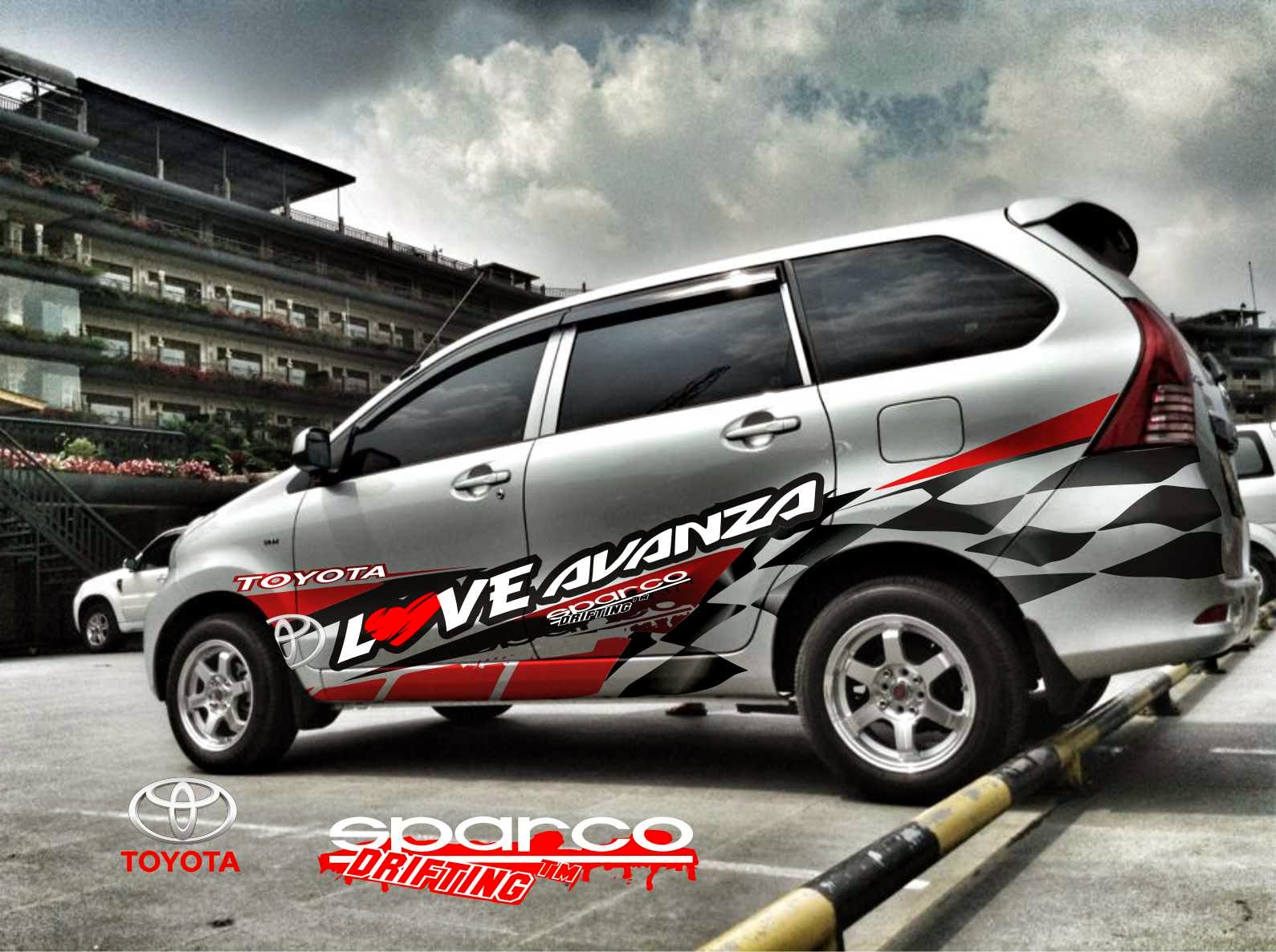 Gambar Modifikasi Stiker Toyota Avanza Terlengkap Modifikasi