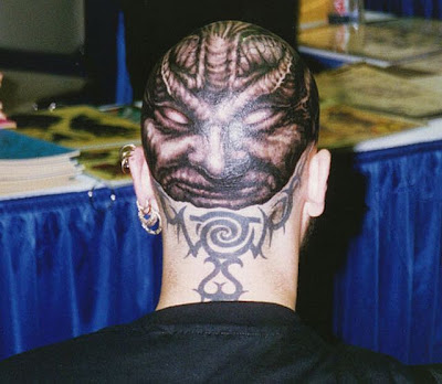 Bald Head Tattoos