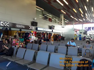 Departure lounge at Nan Airport